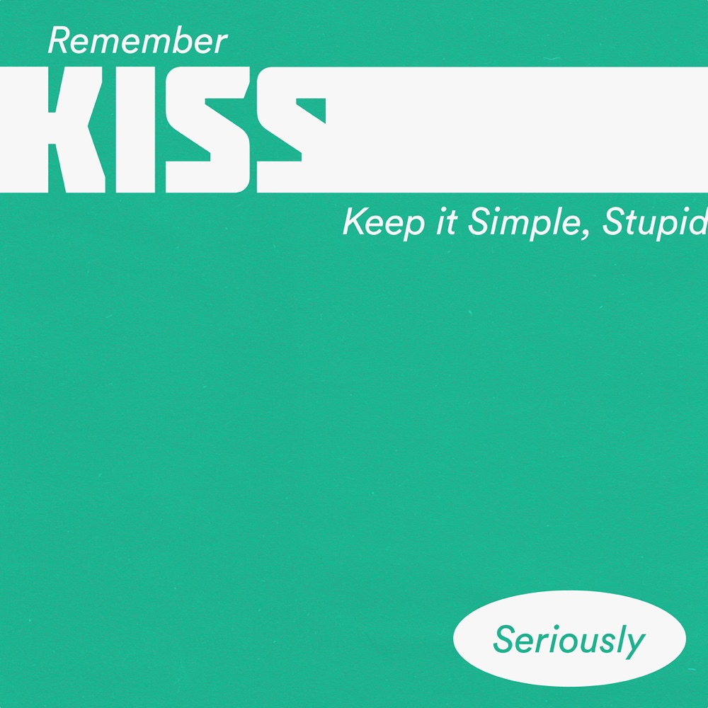K.I.S.S., poster by Ethan Z. Lalla (2025), Trinidad and Tobago